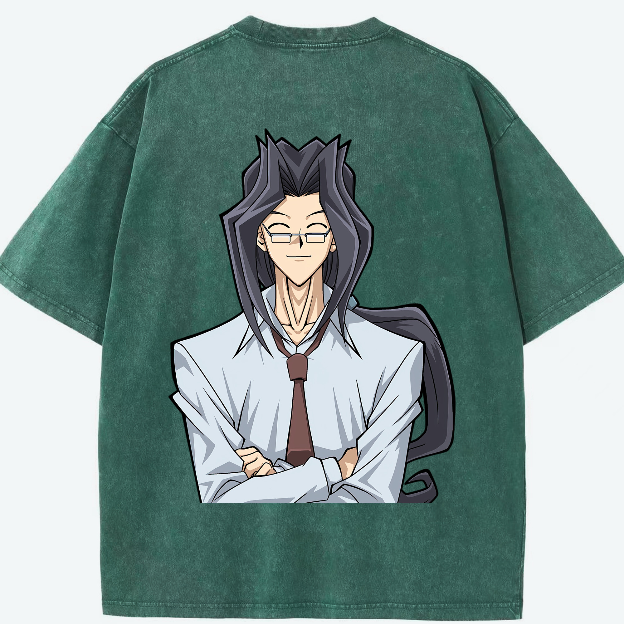 （画像用） 遊☆戯☆王 Yu-Gi-Oh! 綿100% ヴィンテージ風 半袖Tシャツ（背面プリント）